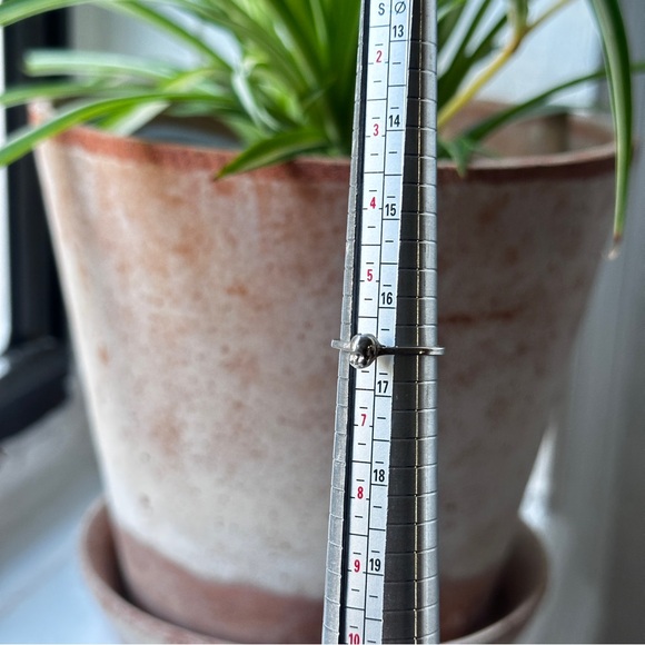 Silver Baby Head Ring - Picture 2 of 3